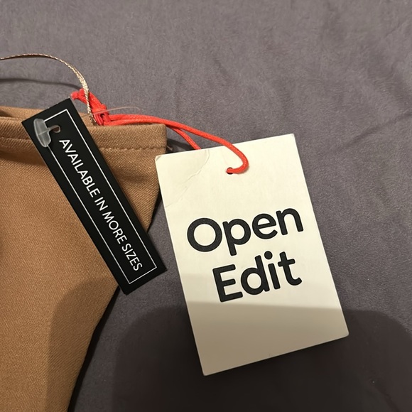 Open Edit tube top light brown tan colour - Picture 2 of 4